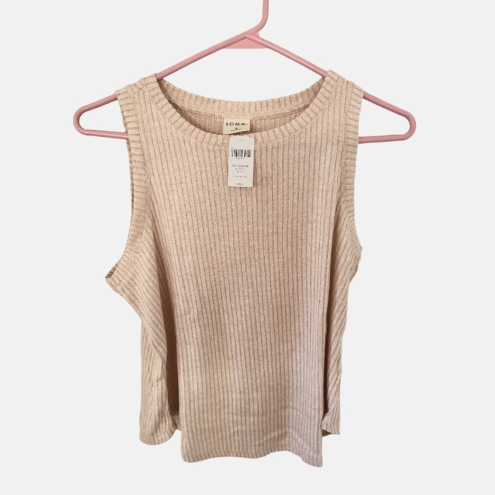 NWT Soma Brushed Cozy Rib  Tank Size Small